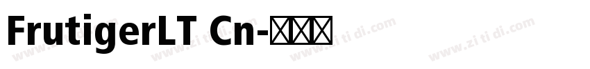 FrutigerLT Cn字体转换